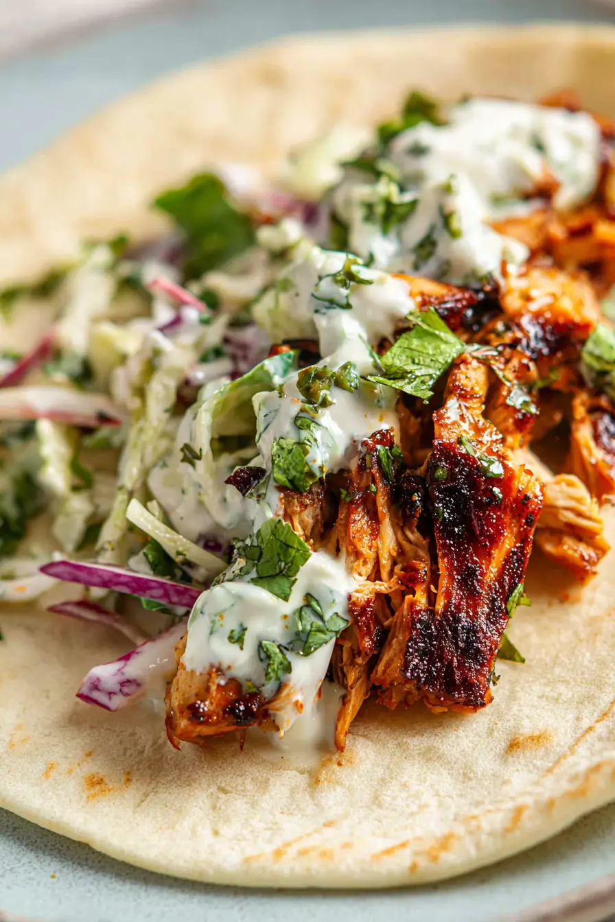 Chipotle chicken tacos with pineapple salsa