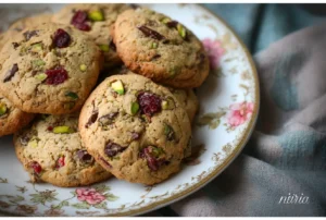 Cranberry Orange Pistachio Cookies