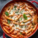 High Protein Red Pepper Pasta