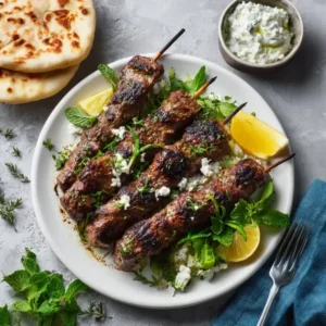Pork Souvlaki Skewers