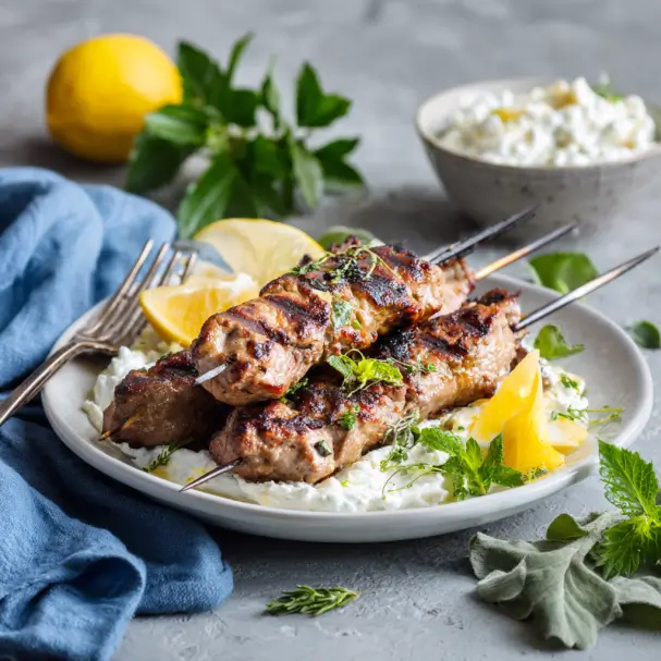 Pork Souvlaki Skewers