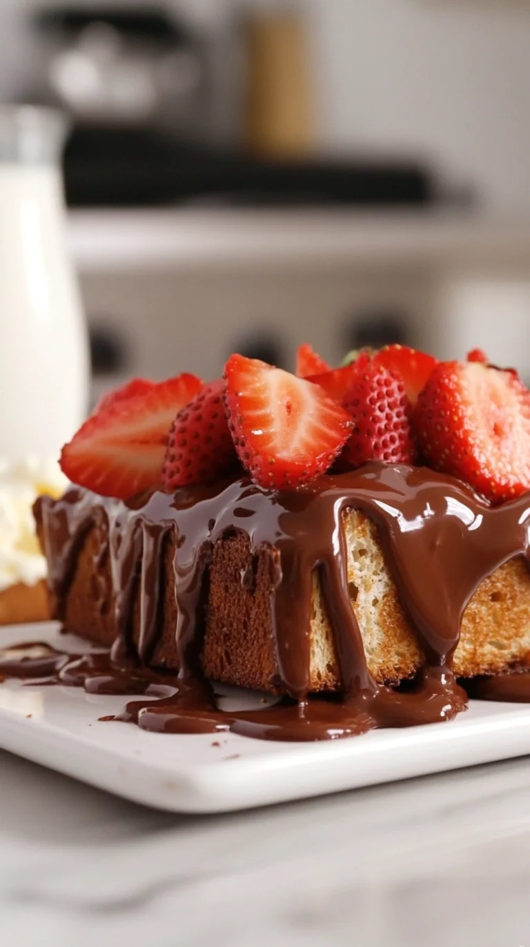 STRAWBERRY NUTELLA MILK TOAST