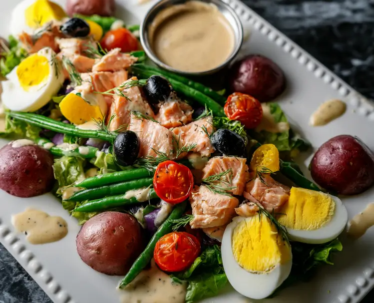Salmon Nicoise Salad
