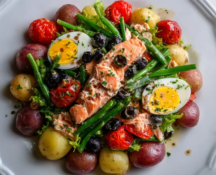 Salmon Nicoise Salad