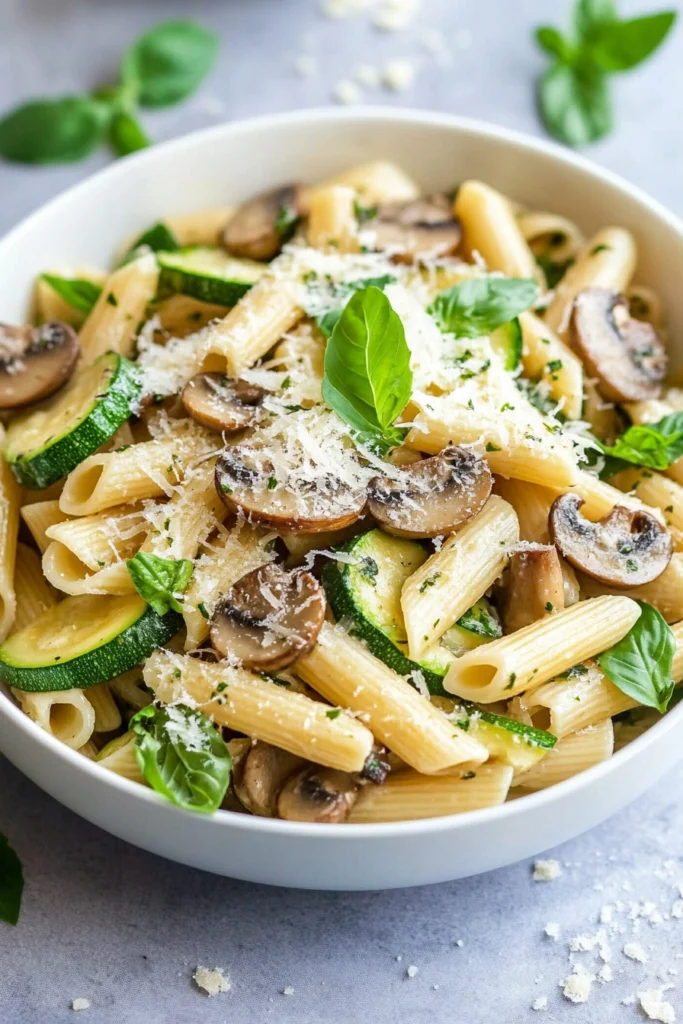 Slow-Cooked Courgette Pasta