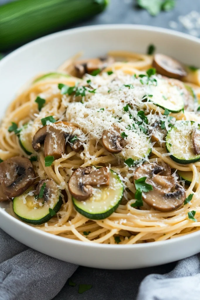 Slow-Cooked Courgette Pasta