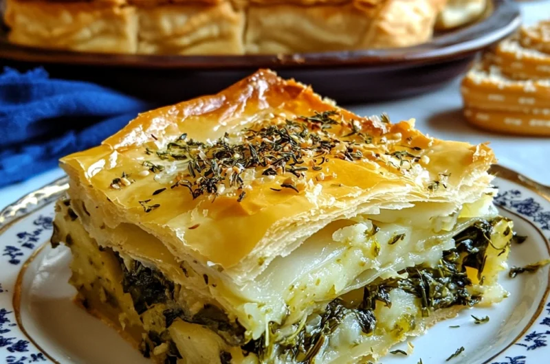 Authentic Spanakopita That's Crispy, Flaky Perfection!