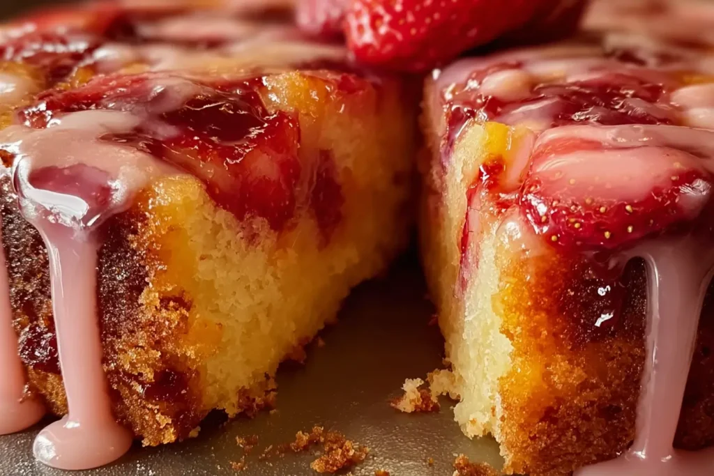 Strawberry Pineapple Pound Cake