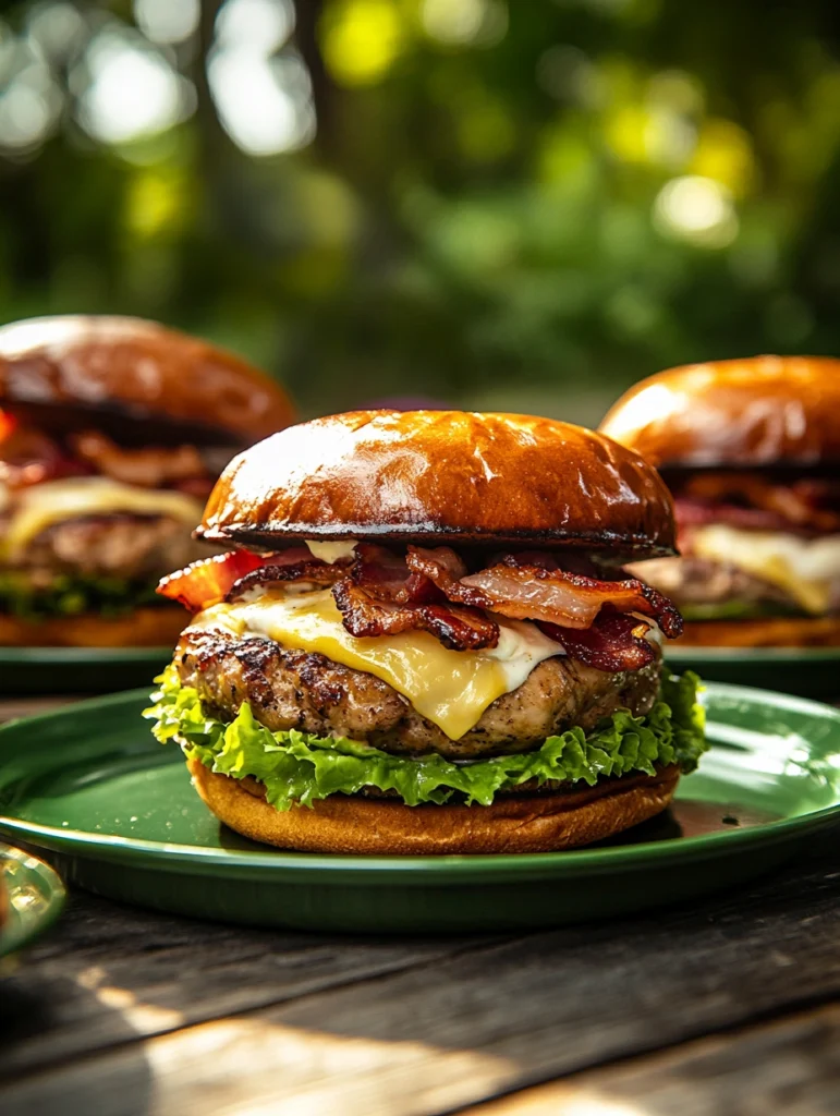 Ultimate barbecue burgers