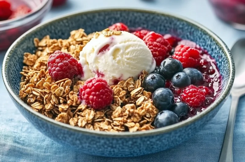 The Ultimate Jammy Berry Granola Crisp That Will Transform Your Breakfast Forever