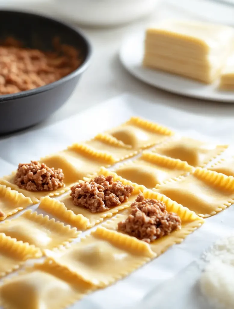 Meat-Filled Dumpling Rolls