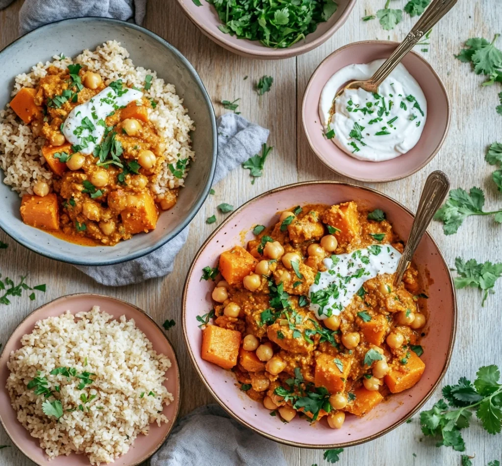 Chicken Squash and Chickpea Stew