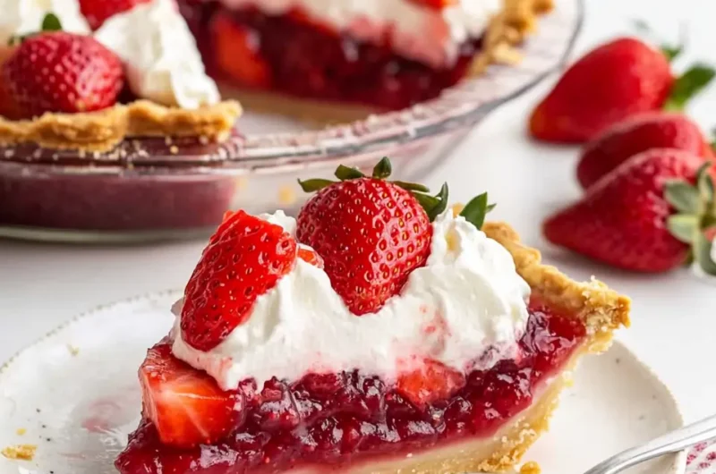 The Most Beautiful Strawberry Pie That Tastes Like Pure Summer Heaven!