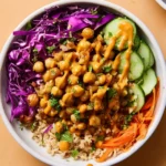 Best Peanut Chickpea Protein Bowls
