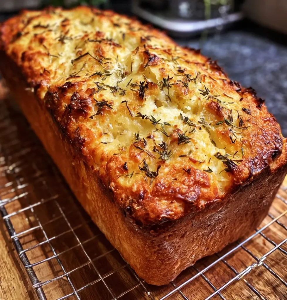 Cheesy Herb Bread Loaf