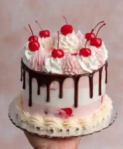 Cherry and Pistachio Neapolitan