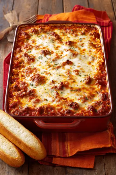 Easy Cheesy Baked Ziti