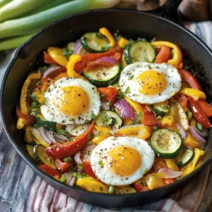 One-Pan Egg and Veg Brunch