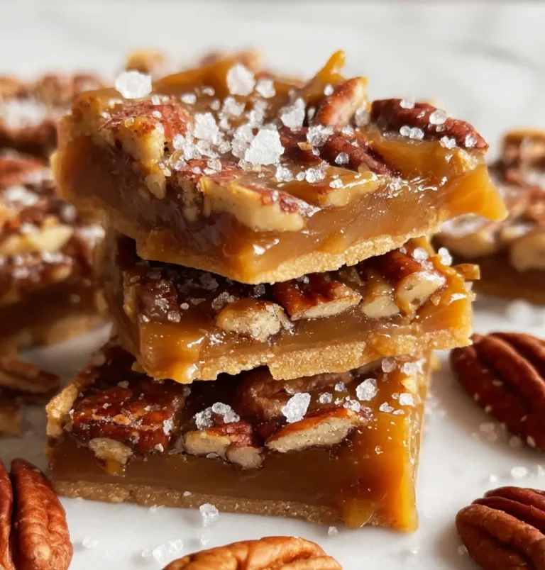 Pecan toffee squares