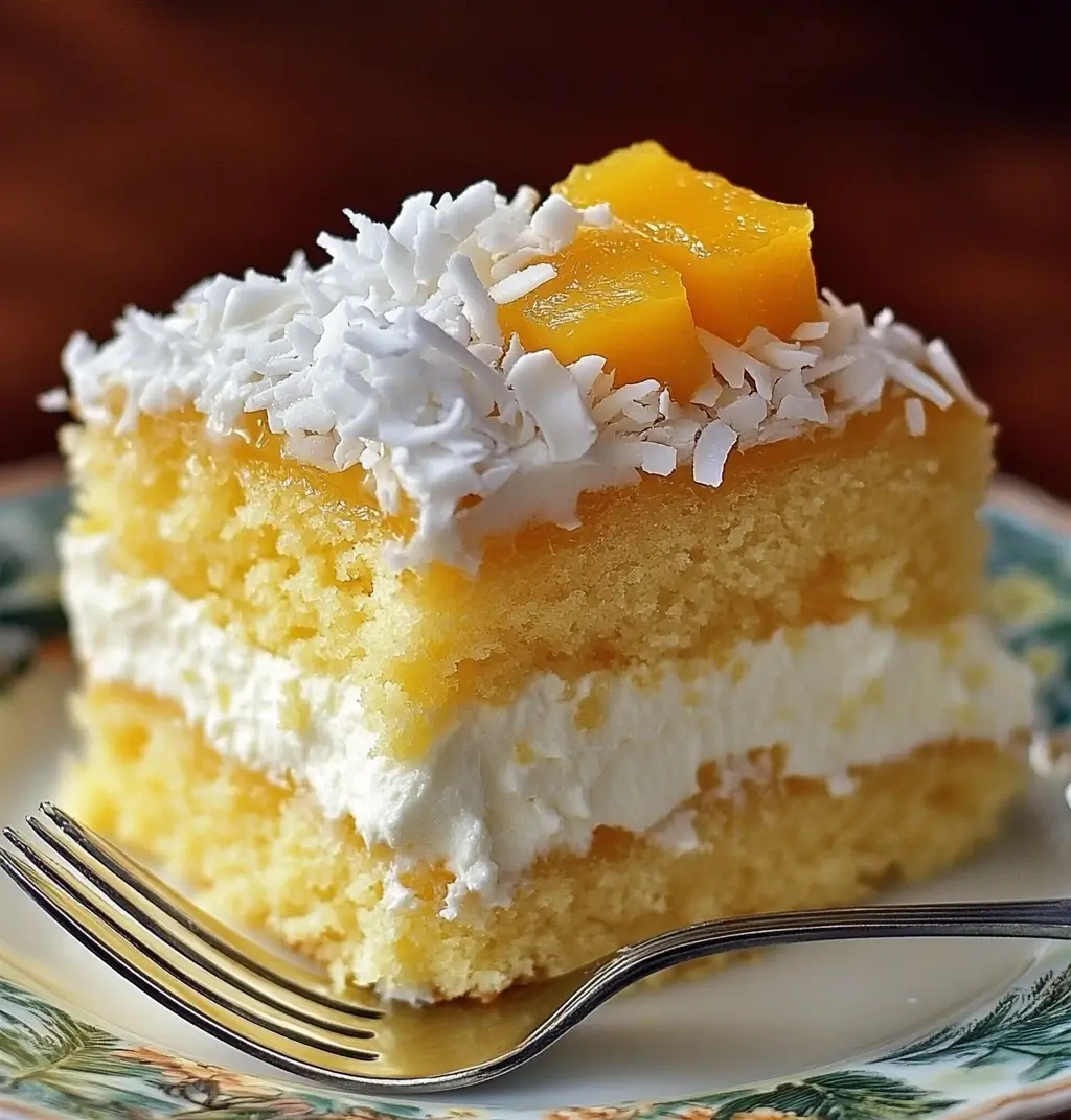 Pineapple Coconut Dream Cake
