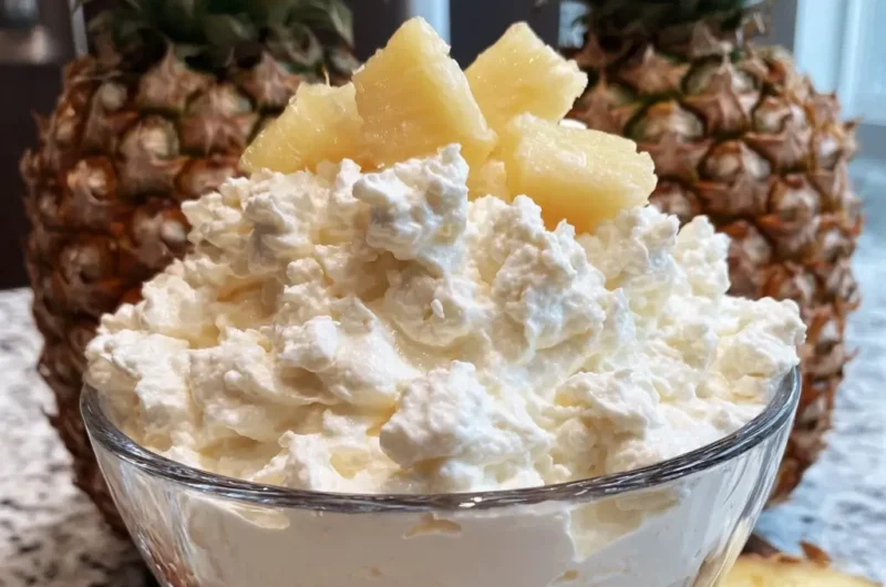 Heavenly Pineapple Fluff Dessert: A Tropical Cloud of Sweet Perfection