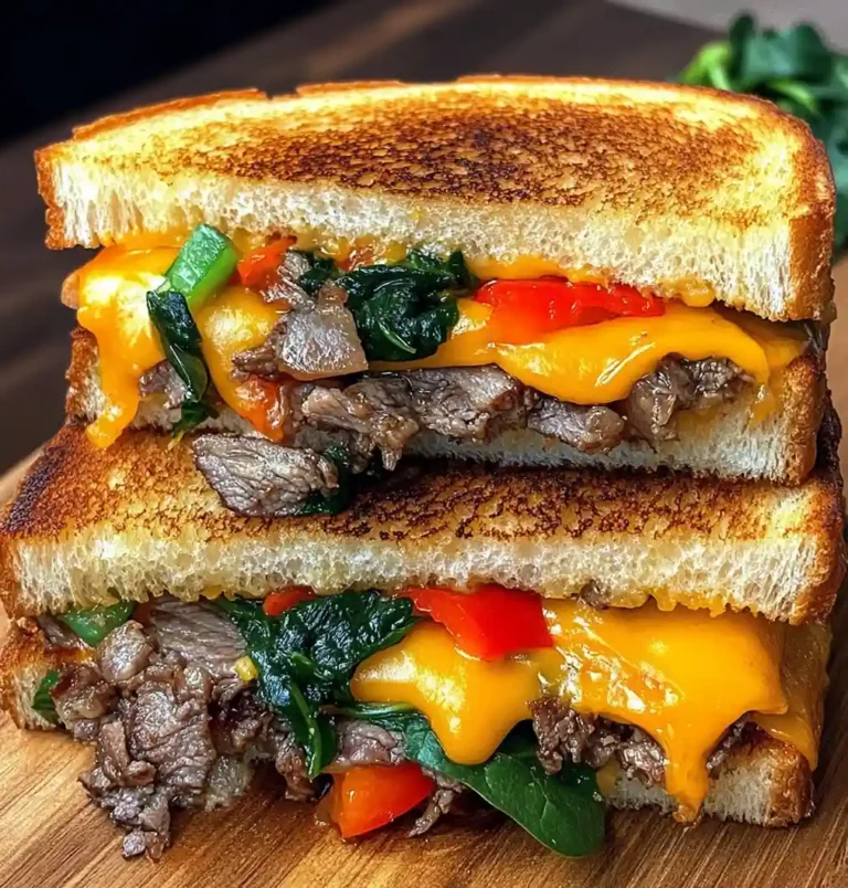 Savory Ribeye Steak Grilled Cheese