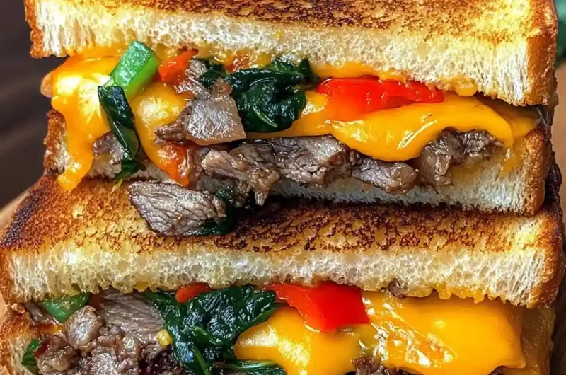 Savory Ribeye Steak Grilled Cheese with a Philly Twist: The Ultimate Comfort Food Recipe