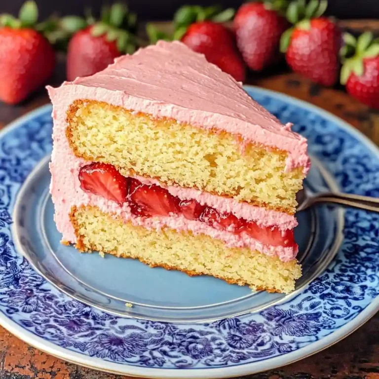 Strawberry Vanilla Cake