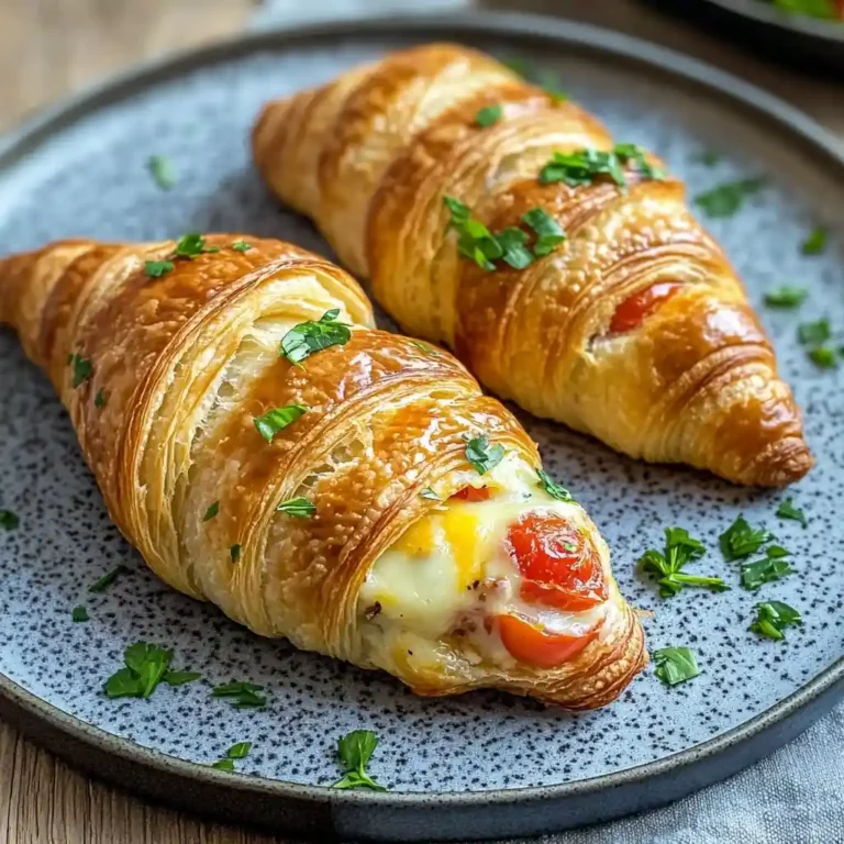 Croissant Breakfast Boats