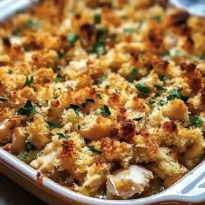 Dollys Chicken and Stuffing Casserole