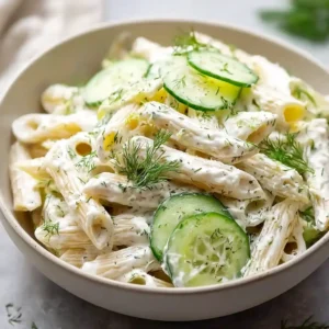 Healthy Pasta Cucumber Salad