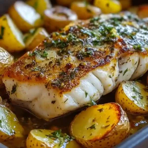 Portuguese Baked Fish with Potatoes