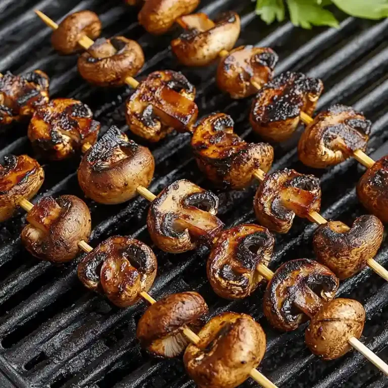 Smoky Grilled Mushroom Kebabs