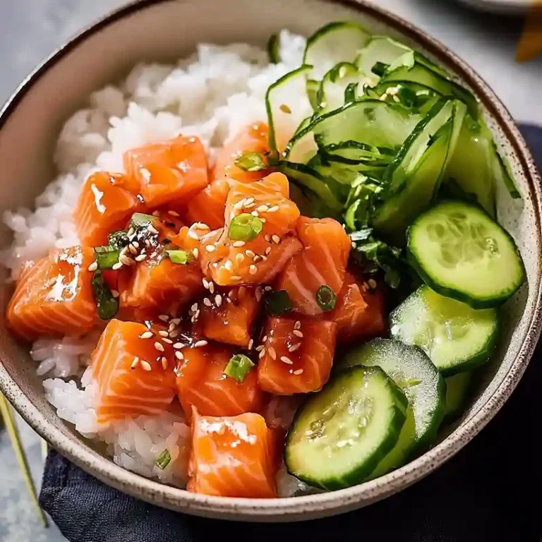 Spicy Salmon Sushi Bowls