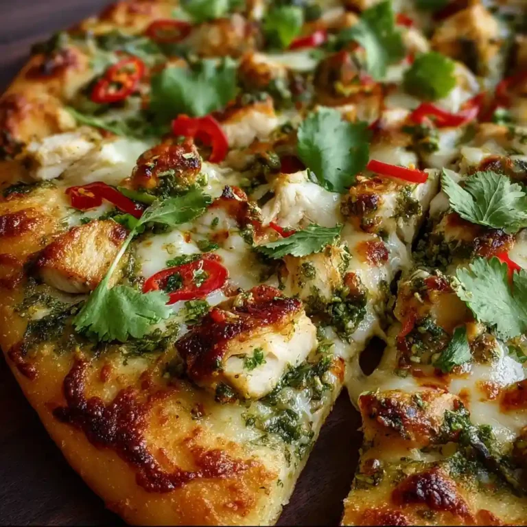Cilantro Lime Chicken Pizza