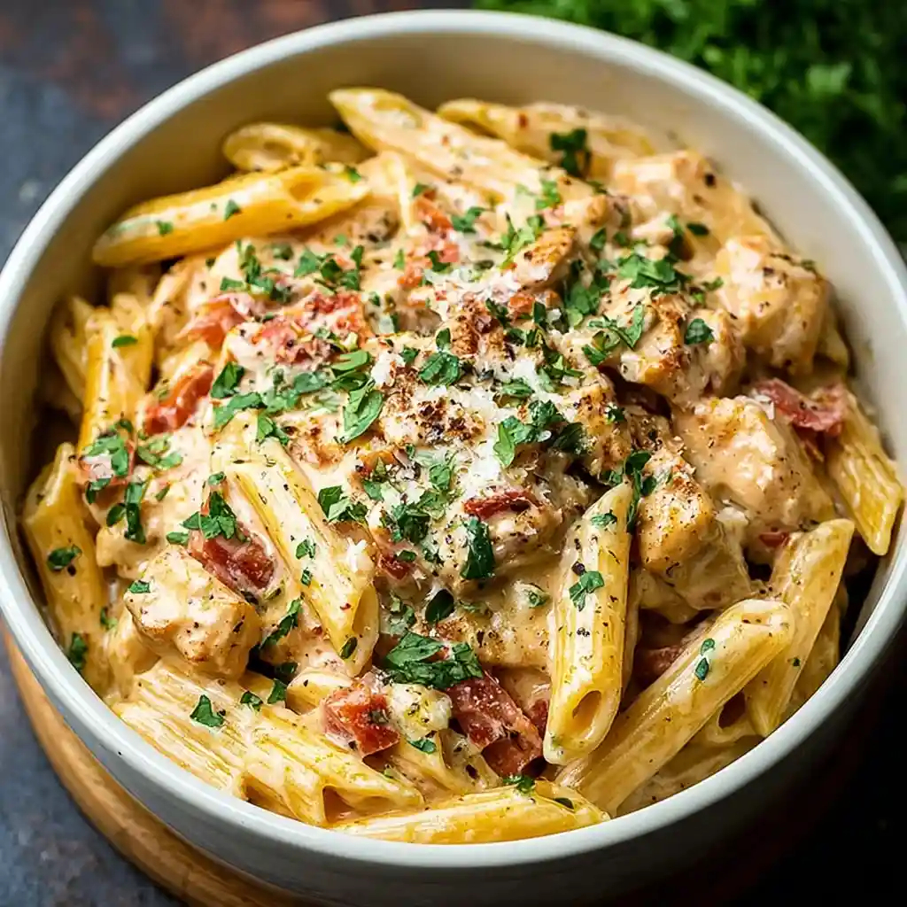 Crock Pot Creamy Cajun Chicken Pasta