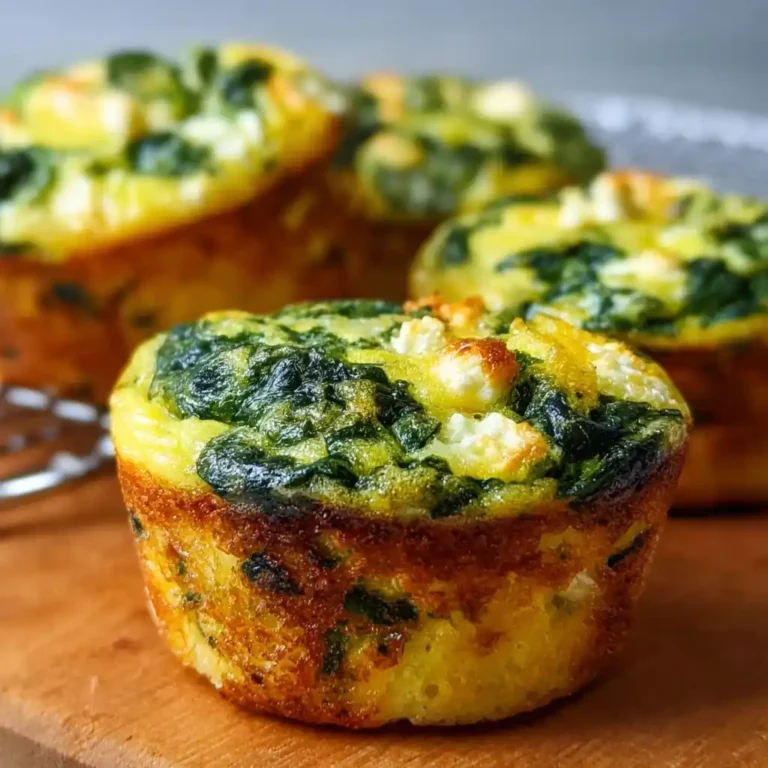 Egg Muffins with Spinach and Feta