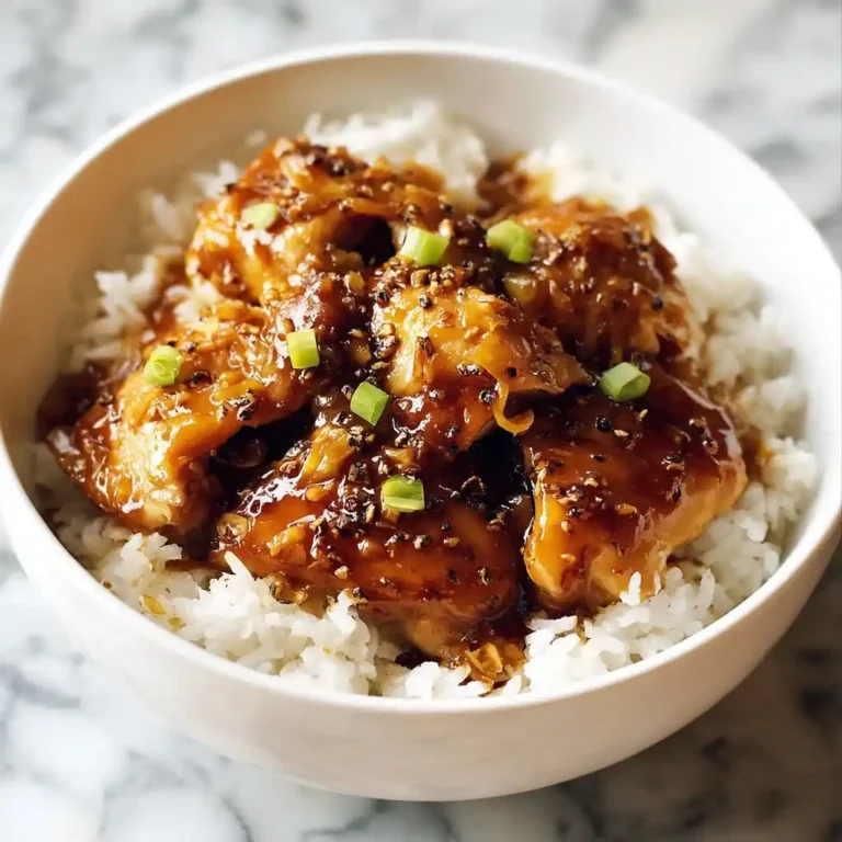 Honey Garlic Slow Cooker Chicken Thighs