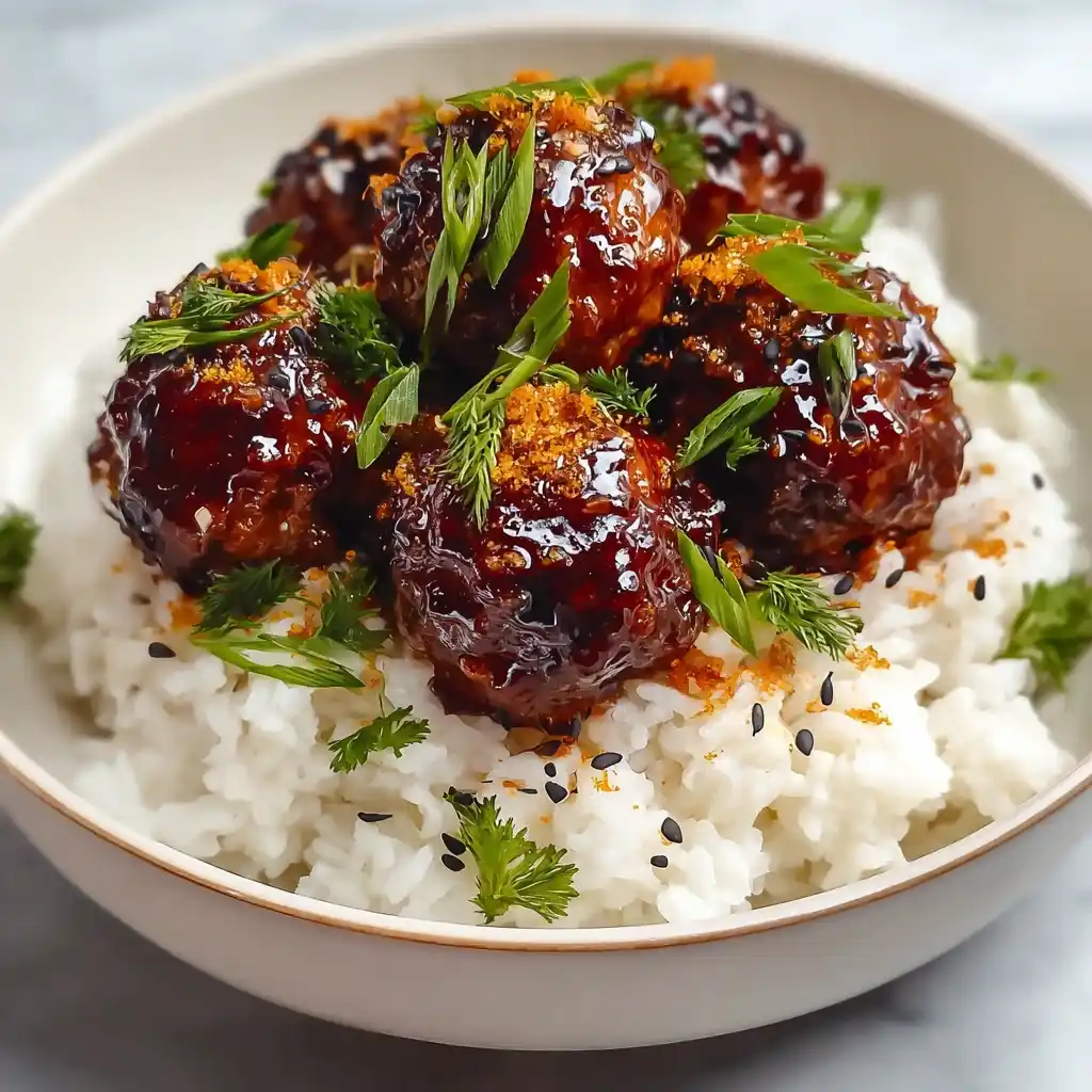 Korean Chicken Meatballs