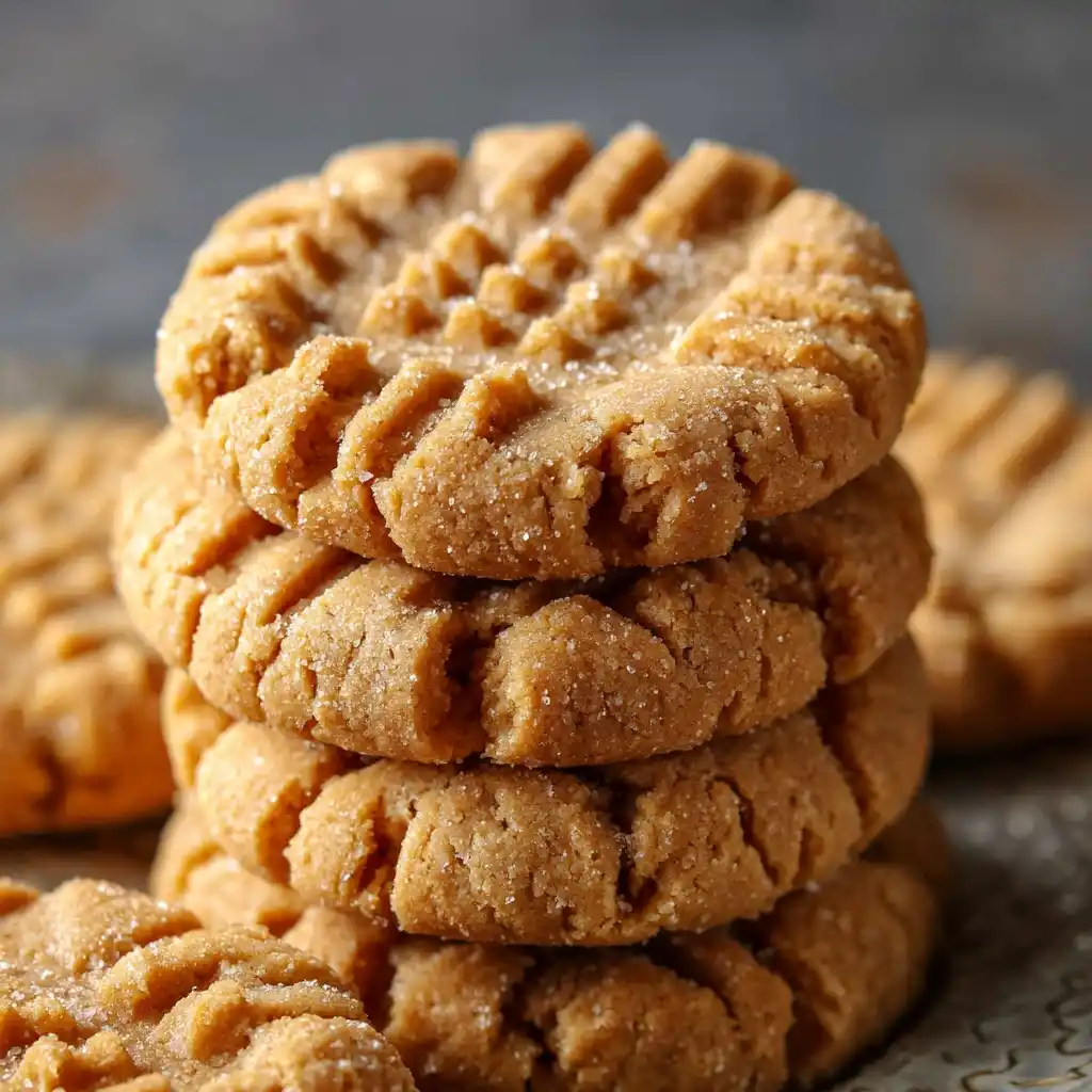 No Added Sugar 3-Ingredient Peanut Butter Cookies