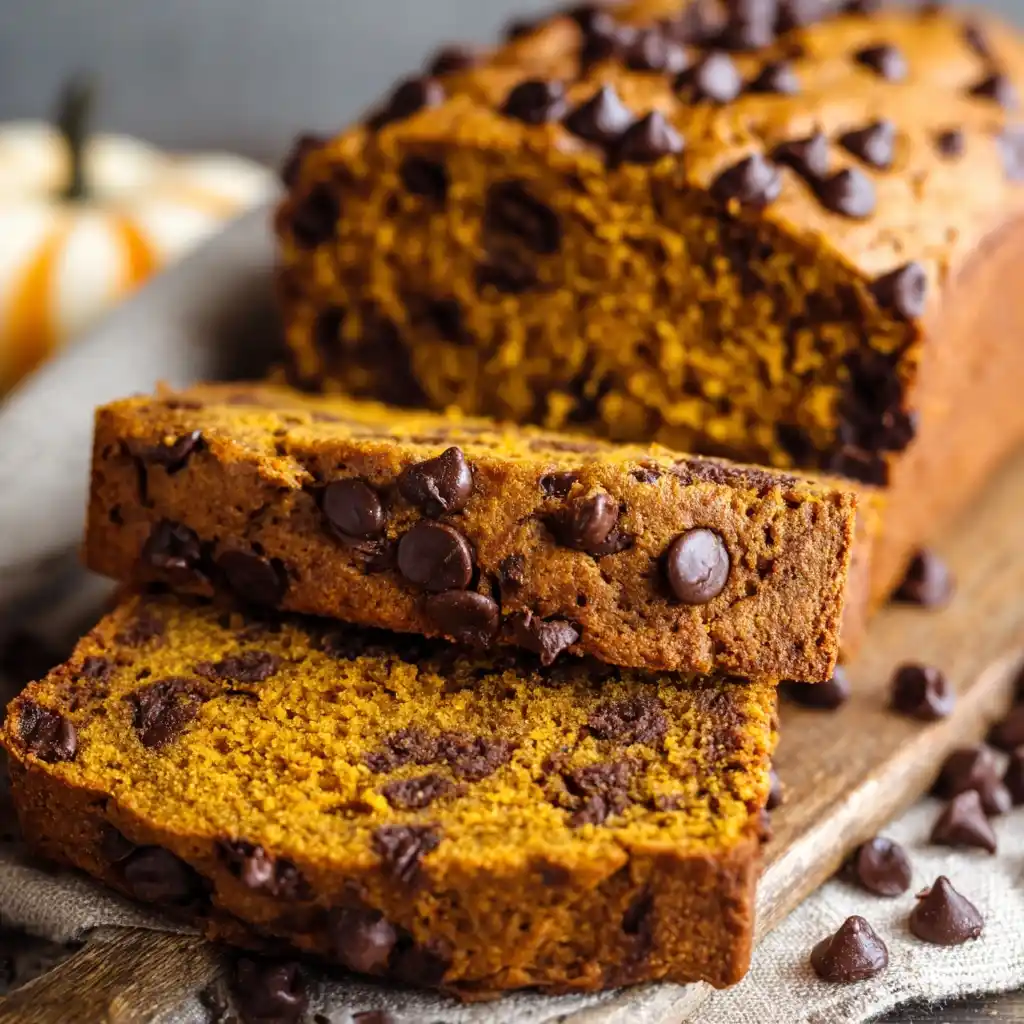 Pumpkin Chocolate Chip Bread