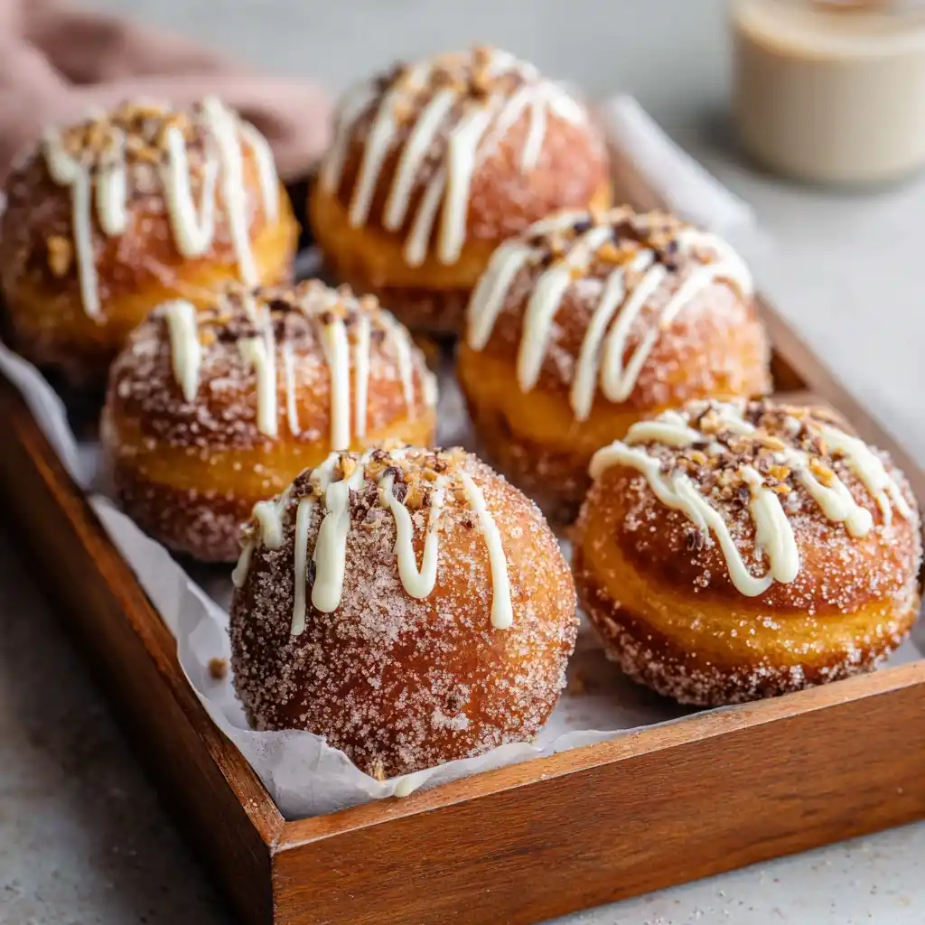 Pumpkin Spice Cheesecake Doughnuts