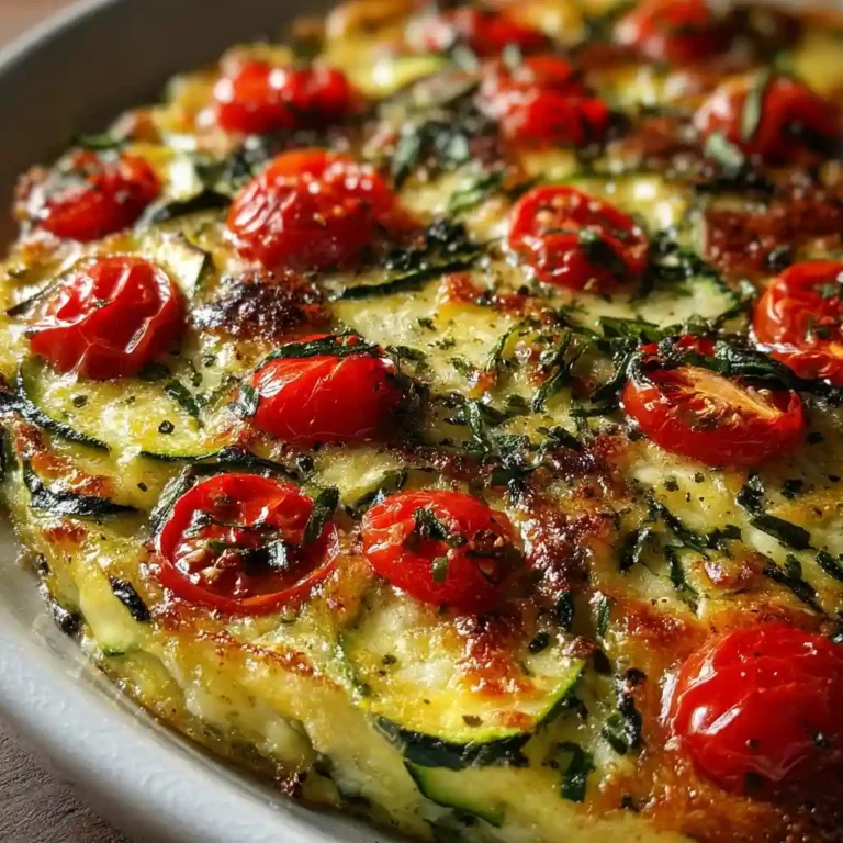 Savory Italian Baked Zucchini Scarpaccia