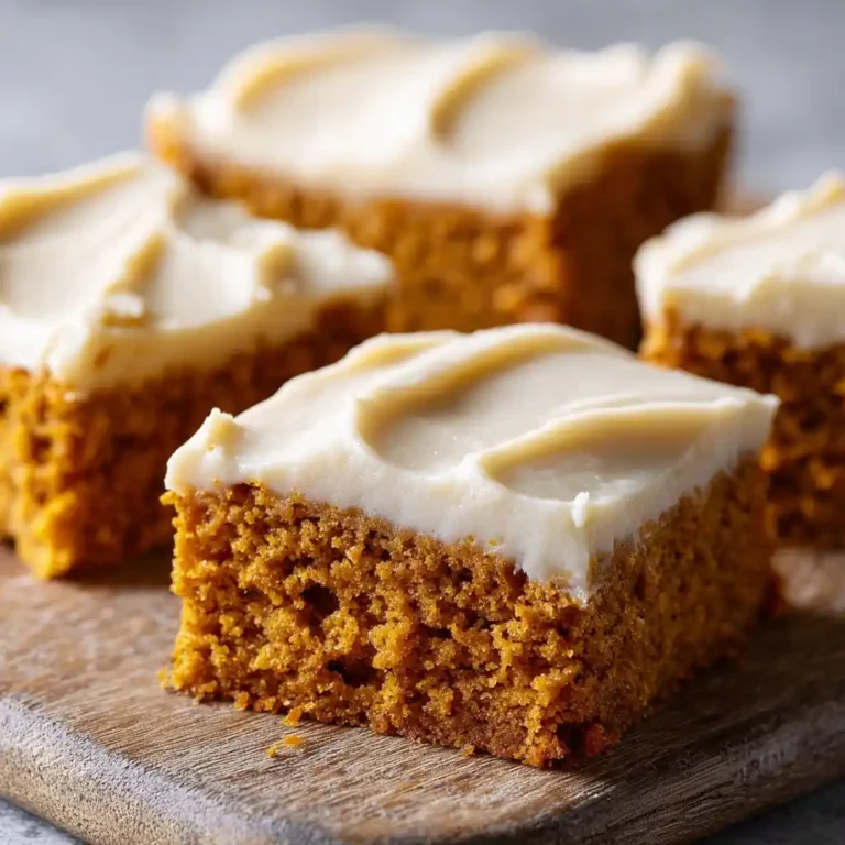 Sheet Pan Libbys Pumpkin Bars with Cream Cheese Frosting
