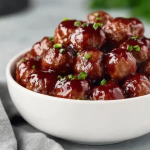 Slow Cooker Grape Jelly Meatballs