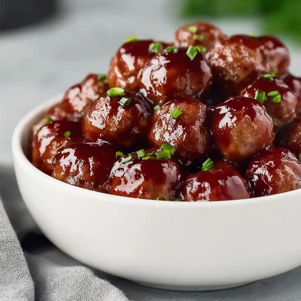 Slow Cooker Grape Jelly Meatballs