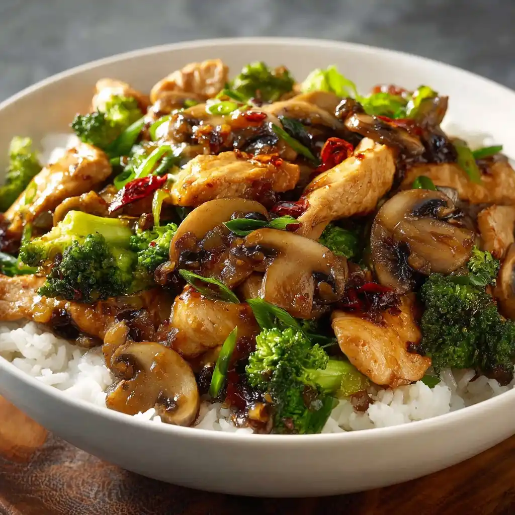 Ultimate Chicken And Broccoli Mushroom Stir-Fry