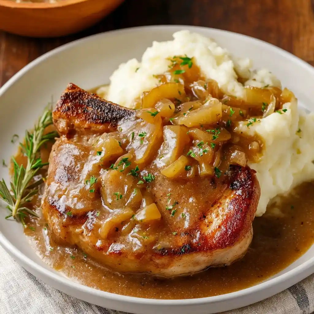 Crock Pot Smothered Pork Chops