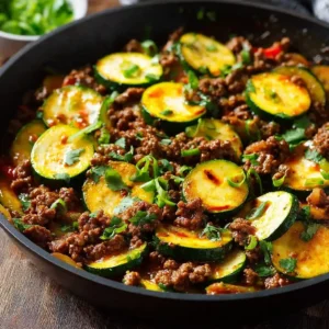 Healthy Zucchini Beef Stir-Fry