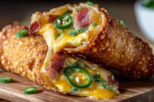 Bacon Jalapeno Popper Eggrolls